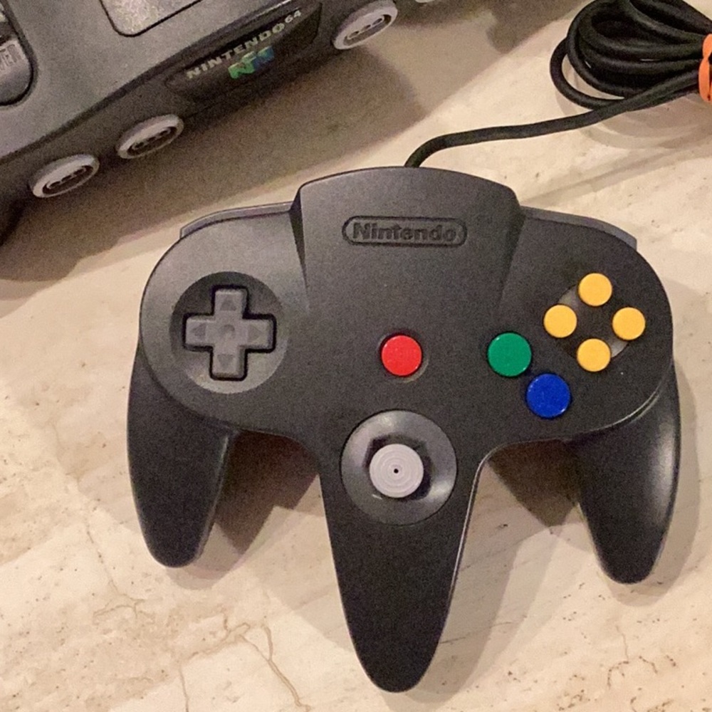 Nintendo 64 Console & N64 Controller Original Black OEM Authentic - Picture 3 of 15